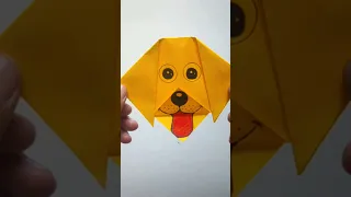 Very Easy Origami Dog Face || Origami Paper Craft || #shorts #viral #trending #craft #paper #origami