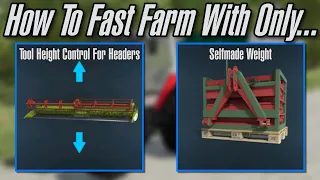 How To Fast Farm With Only Two Mods! | Farming Simulator 22