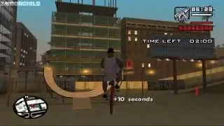 GTA San Andreas - How to do the BMX Challenge - from the Chain Game mod