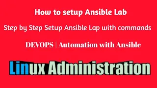 Ansible Lab Setup Step by Step| DevOps Tool | Automation with Ansible