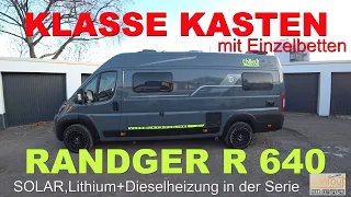 Neues Wohnmobil💖Kastenwagen RANDGER R 640 Solar,Lithium,Dieselheizung Serie👍Unsere Roomtour