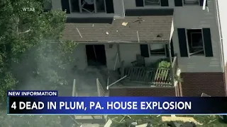 4 dead, 1 unaccounted for after Pa. explosion destroys 3 homes, damages others