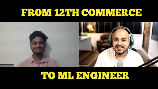 Transition Story From 12th Commerce To ML Engineers- Izam Story