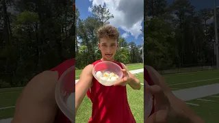 HARD BOILED EGG CATCHING 🥚 🍳 😂 #trickshot #sports #catch #throw #eggs #catching #funny