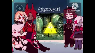 △ × || hazbin hotel react to… || bill cipher 🪄 || wip || 1/?