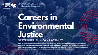 Careers in Environmental Justice