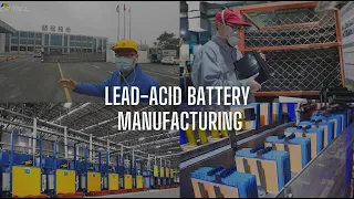Lead-acid battery manufacturing process. Camel Group China plant tour!