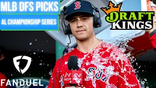 DRAFTKINGS & FANDUEL MLB ALCS SHOWDOWN | MLB DFS PICKS | 10/15/21