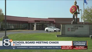 Board meeting chaos: Sparta school board president reacts to hostile meeting environments