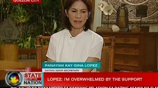 SONA: Panayam kay Gina Lopez, dating DENR secretary