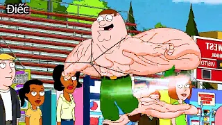 Peter transforms himself into a kite by using his fat as* skin