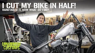 I Cut My Harley-Davidson Sportster In Half, Hard-tailed It To Build A Chopper, But Now What Do I Do?