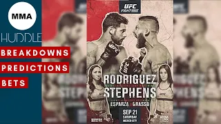 UFC Mexico City Rodriguez vs Stephens Breakdown, Predictions and bets