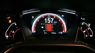 Honda Civic 1.5 Turbo 182 HP acceleration (0-100, 0-200 km/h)