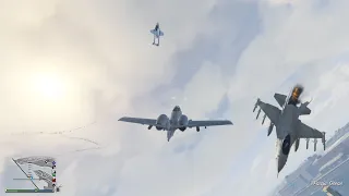 GTA Online: Pyro Vs Hydra Vs B11 | Best Dogfight Ever