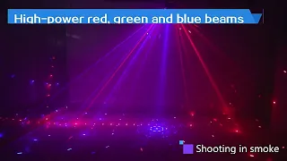 Laser Show Rgb 500mw Dmx Bivolt Dj Iluminação 15 Raios