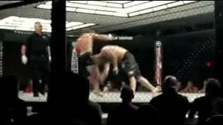 Amateur MMA fight knockout!!