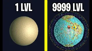 IS THIS MAX LEVEL PLANET EVOLUTION! Max Level Upgrade! in Idle World! (9999+ Level Planet!)