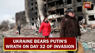 Ukraine Bears Putin's Wrath On Day 32 Of Invasion | Ground Reports From Kyiv, Lviv & Donetsk