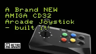 A brand new Amiga CD32 Arcade-Stick - and you can built it #cd32 #amiga #commodore #amigacd32