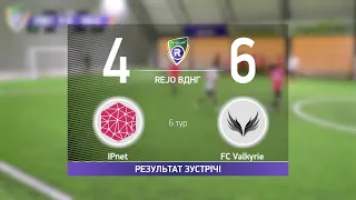 Обзор матча IPnet 4-6 FC Valkyrie  Турнир по мини футболу в городе Киев
