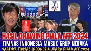 🔴INDONESIA MASUK GRUP NERAKA ! HASIL DRAWING PIALA AFF 2024 | ASEAN MITSUBISHI ELEKTRIC CUP 2024