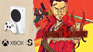 Shadow Warrior 3 Definitive Edition Xbox Series S Gameplay