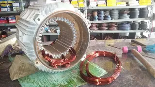 15Hp 36 slot motor winding and connection motor winding and connection