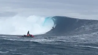Surfing Fiji, Cloudbreak 2018 - Biggest swell of the Decade.