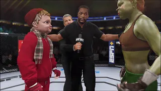 Hasbulla vs. Fiona Princess - EA Sports UFC 4 - Crazy UFC 👊🤪