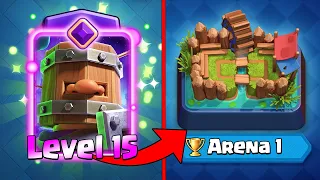 Beating Clash Royale with ONLY Evolutions