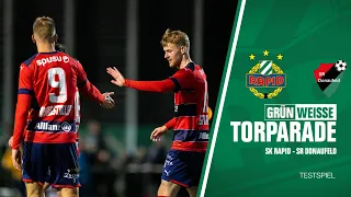 Grün-Weiße Torparade: SK Rapid vs. SR Donaufeld