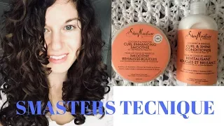Smasters Technique | to style curly hair!