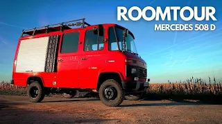 ROOMTOUR Mercedes Düdo I WELTREISEMOBIL I Autarker DIY Camper I 508D I #31