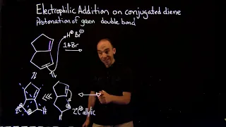 Electrophilic Addition on conjugated diene - Part 1