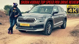 2022 Skoda Kodiaq Top Speed POV First Drive Review 4K Unscripted