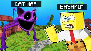 BASHKIM VS CAT NAP 😱 IN MINECRAFT 😱