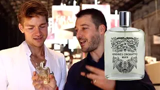 JEREMY FRAGRANCE meets ANDRES PERFUME MAN and talks about his fragrance (Croxatto Man)