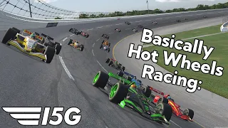 The car/track combo we needed: Dallara IR-01 at Talladega! | Team I5G