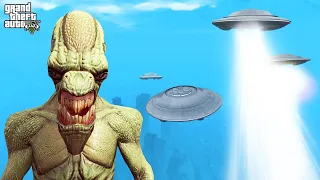 Biggest UFO Attack In Los Santos | GTA 5 Gameplay #503