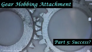 #MT50 Part 5 - Making a Gear Hobbing Attachment. Success? In 4K/UHD by Andrew Whale.