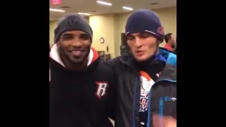 Khabib nurmagomedov meets Yoel Romero