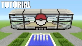 Minecraft Tutorial: How To Make A Pokemon Stadium / GYM!! (Pokemon Go)
