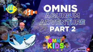 Omni Walks Over A Shark Tank At The Newport Aquarium! SHARKS, Jelly Fish, Penguins & More Part 2 🦈🪼🐟