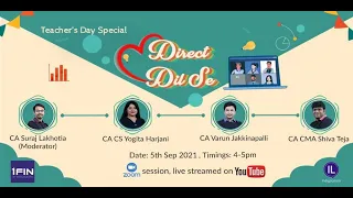 IndigoLearn | Direct Dil Se! A candid chat with Faculty which you cant miss!