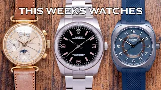 This Weeks Watches - Rolex "Pink Explorer", Gold Triple Calendar, Hermès H08, Fears & More [EP155]