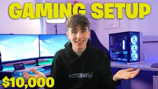 An 17 Year Old's DREAM Streaming Setup/Room Tour ($10,000)