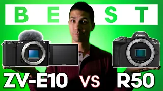 Sony ZV-E10 vs Canon R50 for VIDEO – Which should YOU Buy for Filmmaking???