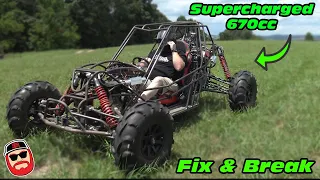 Supercharged 670 Cvt Fix & Then Breaks