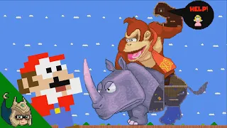 Mario vs the GIANT Donkey Kong MAZE (Mario Cartoon Animation)